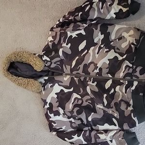 Reversible winter coat.